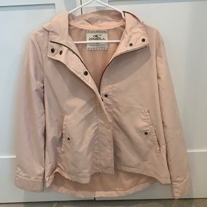 O’Neill Light Pink Wind Breaker with Hood